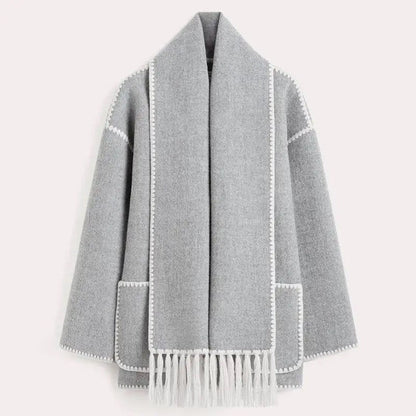 AMALIA | LUXURY AUTUMN/WINTER COAT WITH SCARF